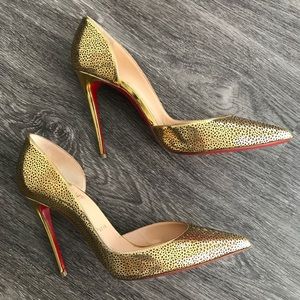 Christian Louboutin Gold Stiletto